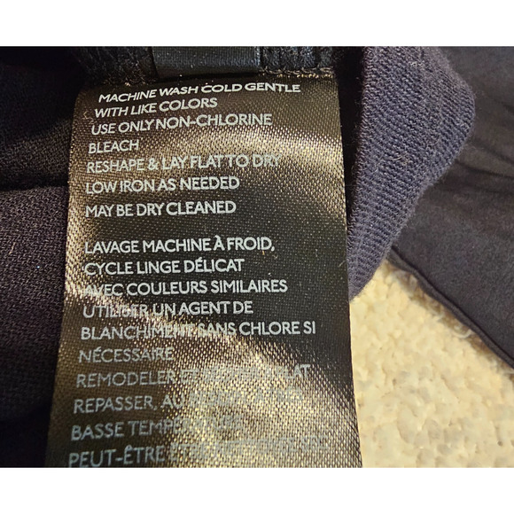 Anthropologie Black Boho Peasant Top M Bell Sleeve Cotton Modal Blouse - Picture 5 of 11